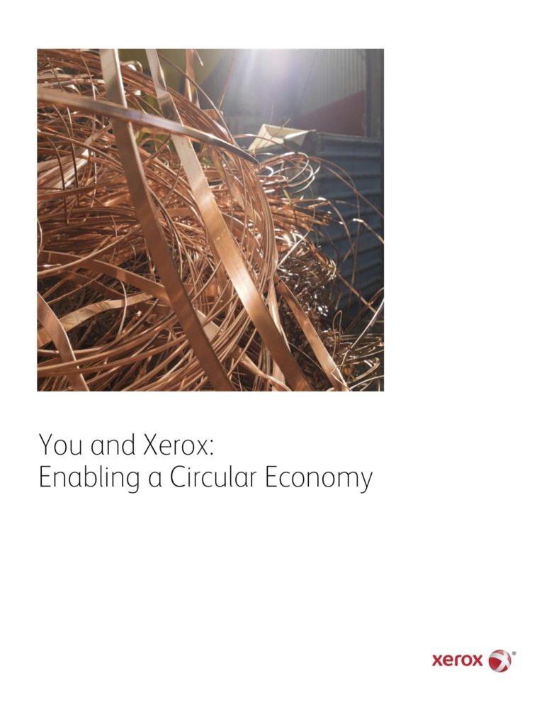 Enabling A Circular Economy, Xerox, Environment, Workplace Central, PA, Xerox, HP, Brother, Epson, Copier, Printer, MFP, Sales, Service, Supplies, Office, Furniture, Copy Center