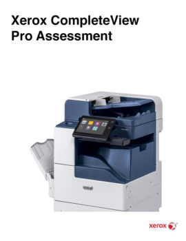 CompleteView Pro Assessment PDF, Xerox, Workplace Central, PA, Xerox, HP, Brother, Epson, Copier, Printer, MFP, Sales, Service, Supplies, Office, Furniture, Copy Center